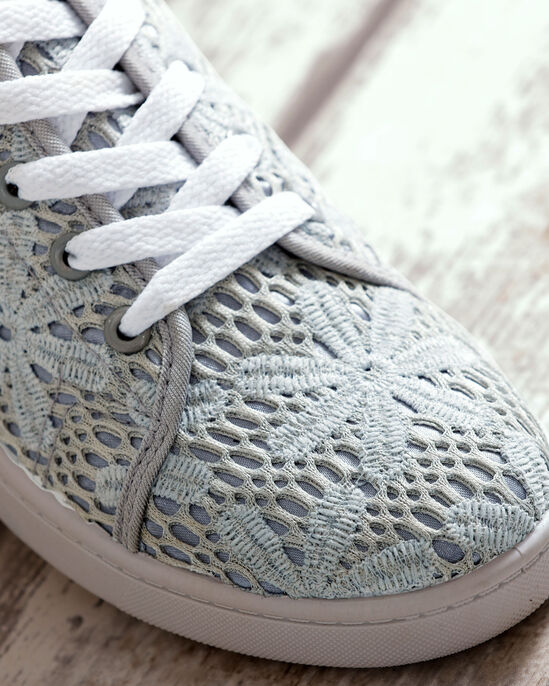 Crochet Lace-Up Shoes