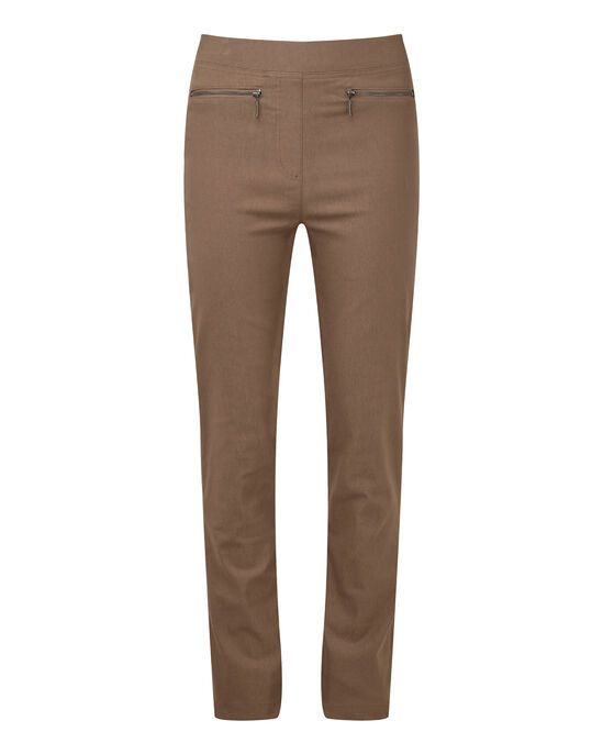 Super Stretchy Slim-Leg Pull-On Trousers