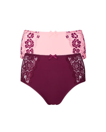 2 Pack Lily Lace Briefs