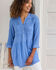 Crinkle Lace Trim Tunic
