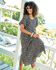 Printed Crinkle Maxi Dress