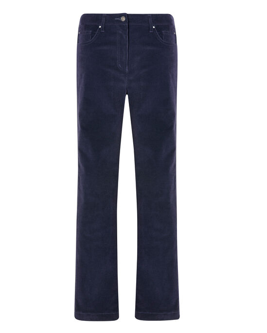 Ella Stretch Cord Straight-Leg Jeans