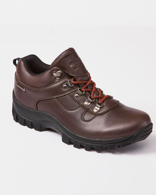 Faux Leather Waterproof Walking Shoes