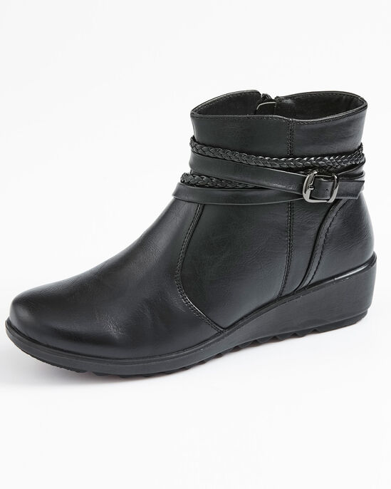 Flexisole Buckle Ankle Boots