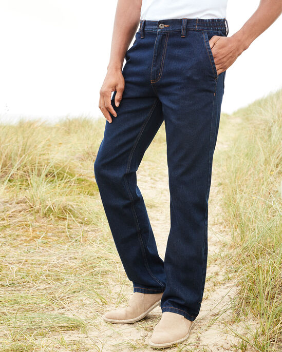 Side Elastic Jeans