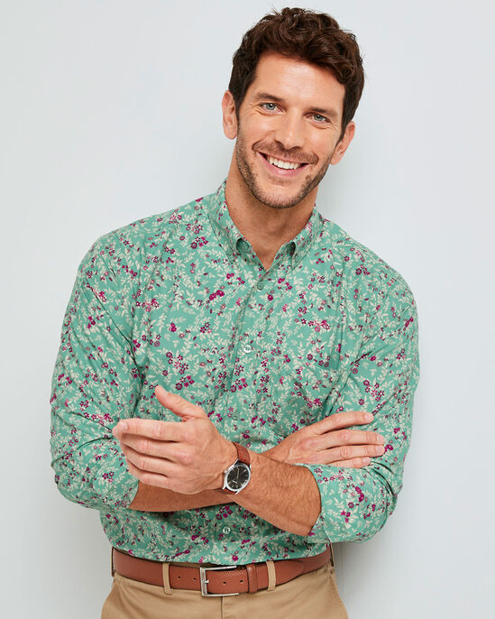 Long Sleeve Soft Touch Print Shirt