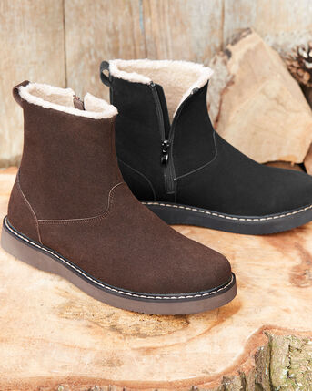 rain boots with sherpa lining