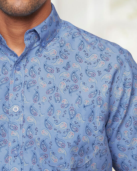 Short Sleeve Easy-Iron Print Shirt