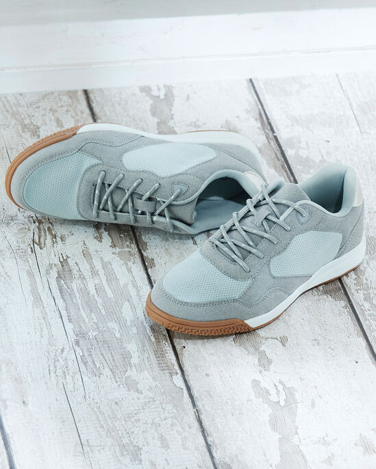 Lightweight Lace-Up Mesh Trainers
