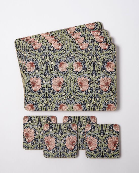 William Morris Set of 4 Placemats & Coasters