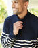 Stripe Half Zip Sweatshirt