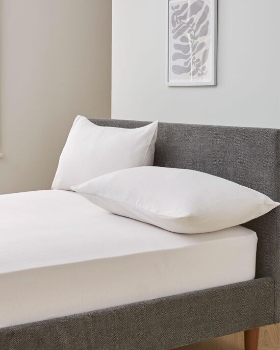 Pair of Brushed Cotton Pillowcases