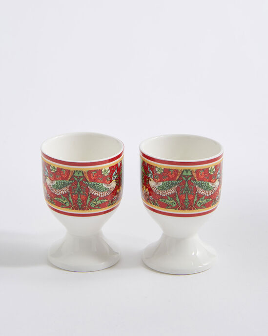 Set of 2 William Morris Strawberry Thief Egg Cups