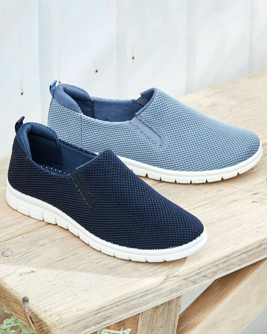 Lightweight Cushioned Slip-On Trainers