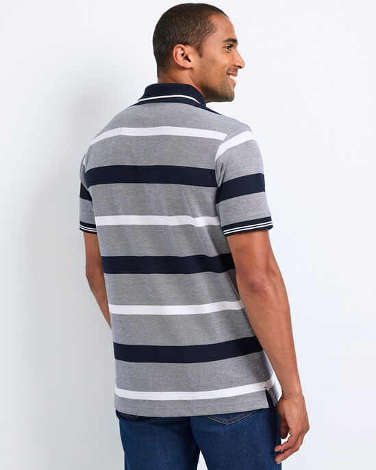 Guinness™ Short Sleeve Birdseye Stripe Polo Shirt