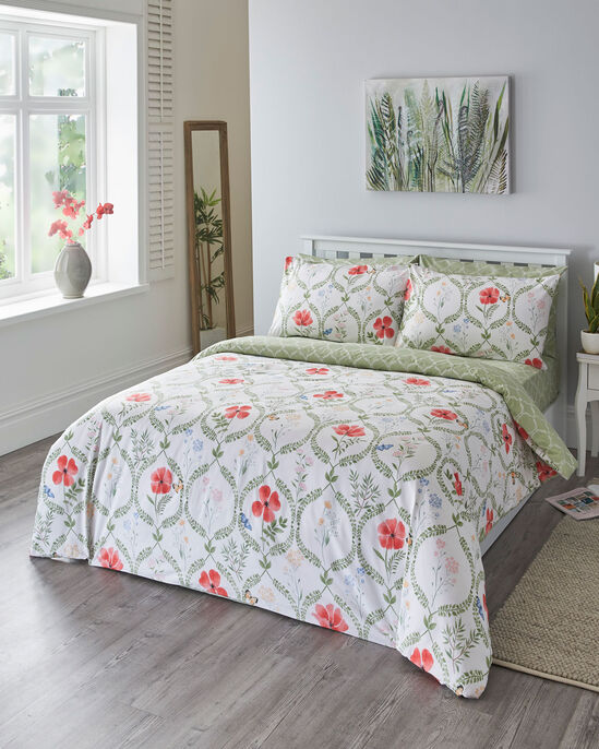 Meadow Poppy Duvet Set