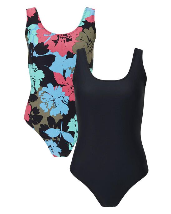 2 Pack Tummy Control Swimsuits
