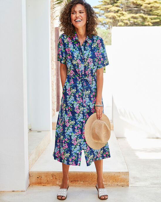 Style-Me-Easy Midi Shirt Dress