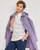 Stripe Zip-Neck Sweatshirt