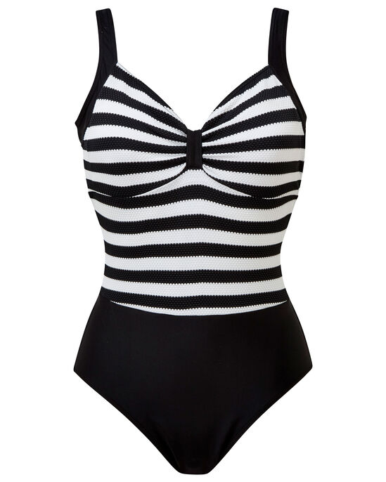 Textured Stripe Swimsuit