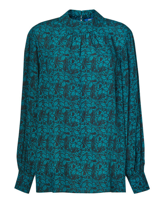 Darcy High Neck Printed Blouse