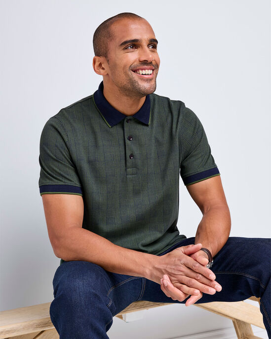 Signature Short Sleeve Printed Polo Shirt