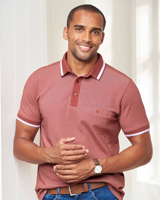 Luxury Birdseye Polo Shirt