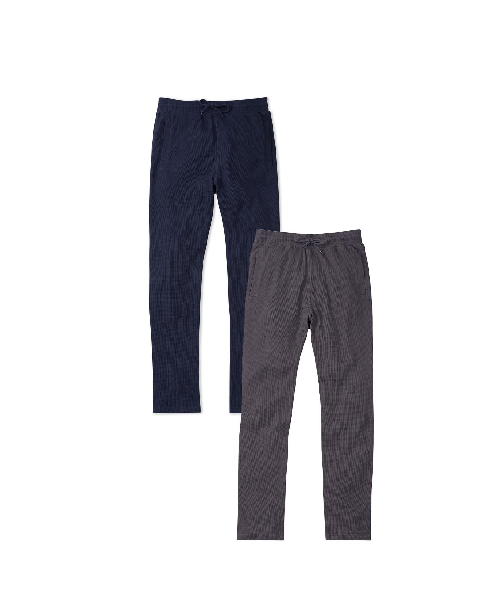 2 Pack Waffle Lounge Trousers
