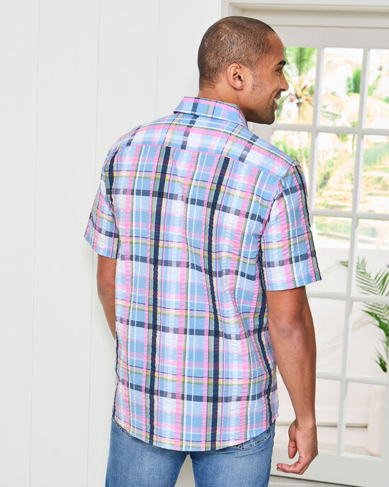 Short Sleeve Seersucker Shirt