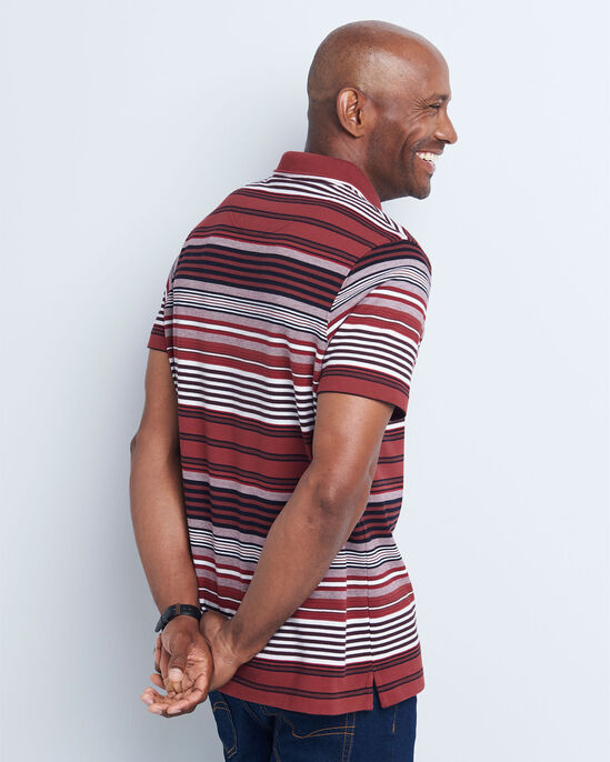 Guinness™ Short Sleeve Birdseye Stripe Polo Shirt