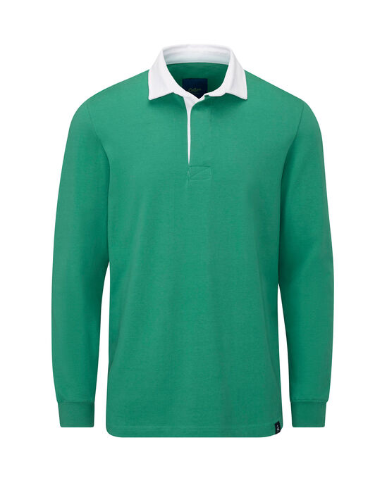 Long Sleeve Plain Rugby Shirt