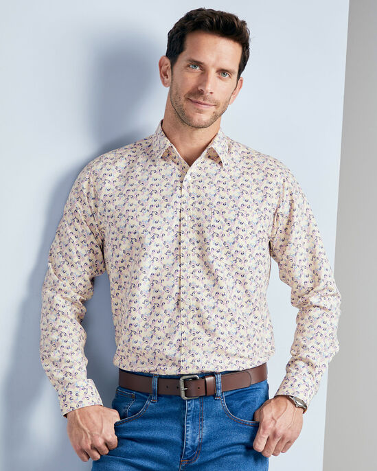Long Sleeve Soft Touch Printed Shirt