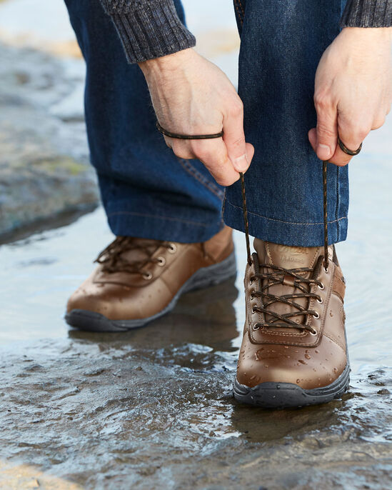 Waterproof Lace-up Walking Shoes