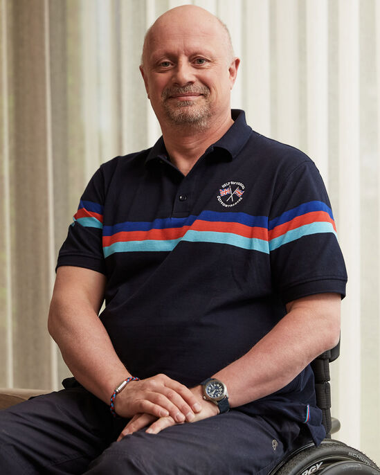 Help For Heroes Short Sleeve Stripe Polo Shirt