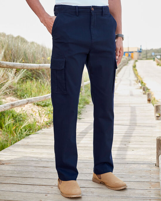 Stretch Twill Cargo Trousers