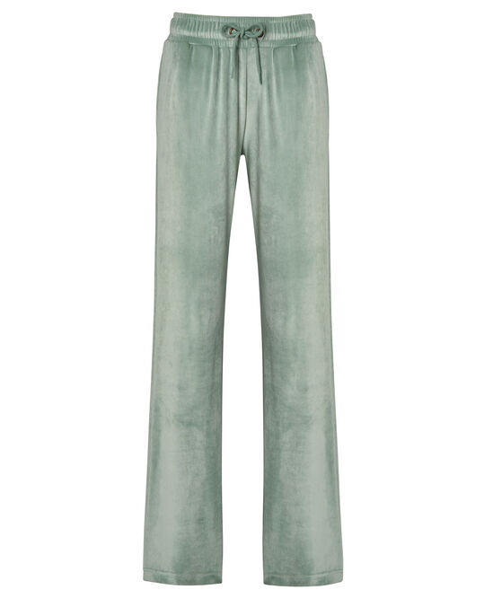 Laidback Velour Straight Leg Trousers