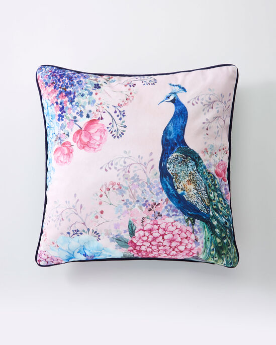 Peacock Velvet Cushion