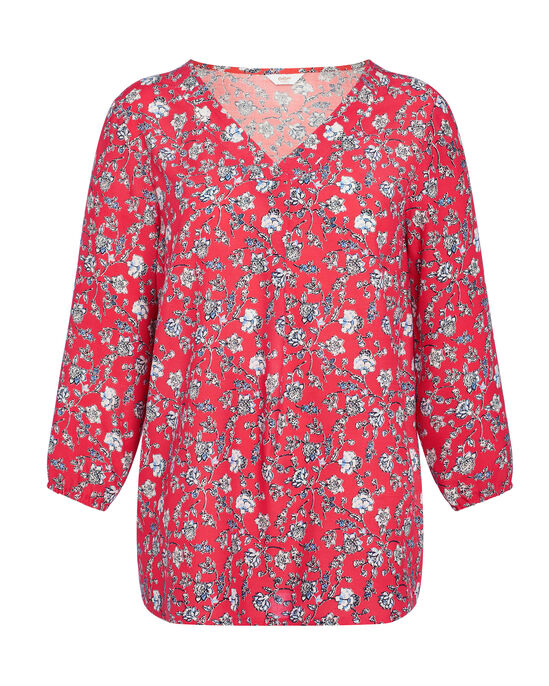 Cherie Printed Woven Blouse