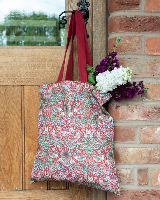 William Morris Strawberry Thief Tote Bag & Umbrella Set