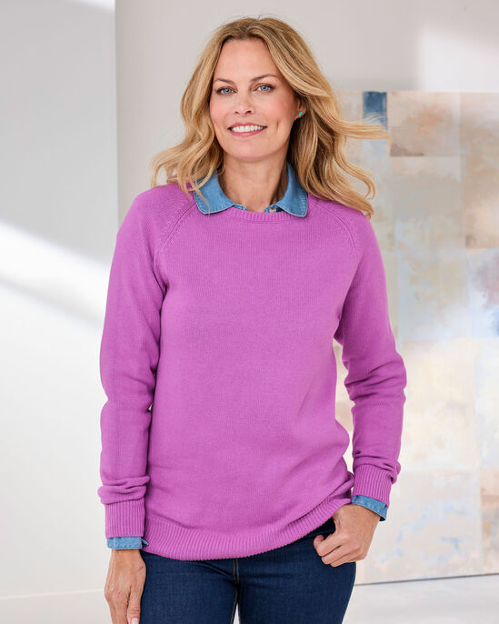 Cotton Crew Neck Jumper
