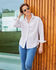 Relaxed Cotton Long Sleeve Shirt