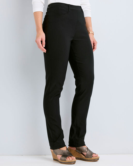 Super Stretchy Bootcut Trousers at Cotton Traders