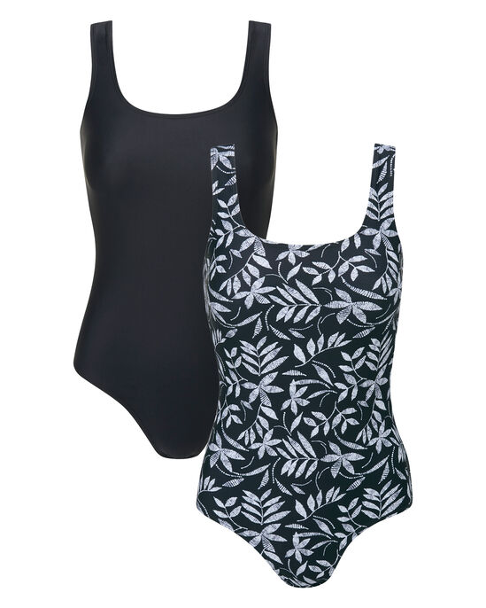 2 Pack Tummy Control Swimsuits