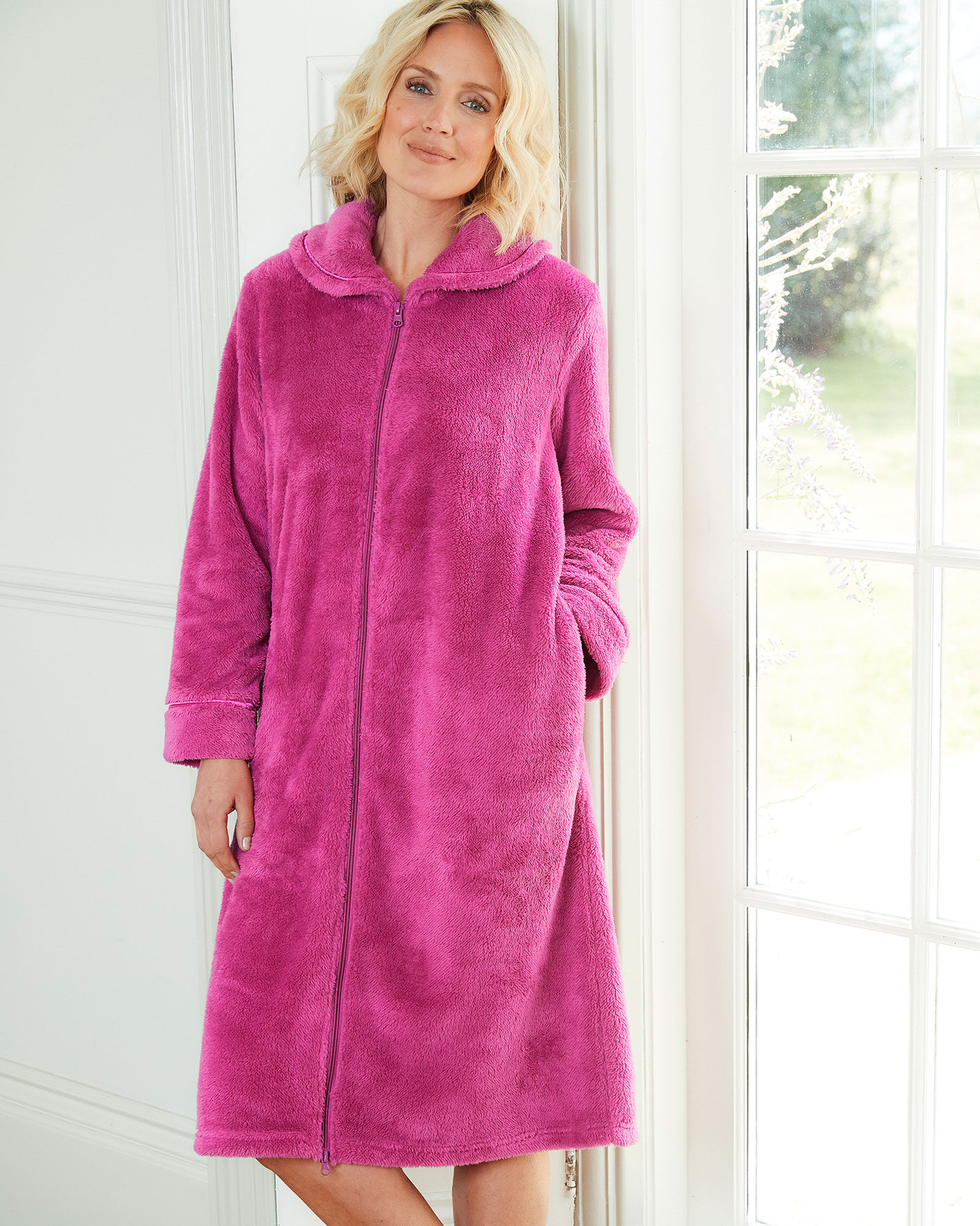 Unisex Warm Fleece Robe, Plush Bathrobe Heavyweight Full Length Long Big  and Tall Warm Bathrobe - Walmart.com