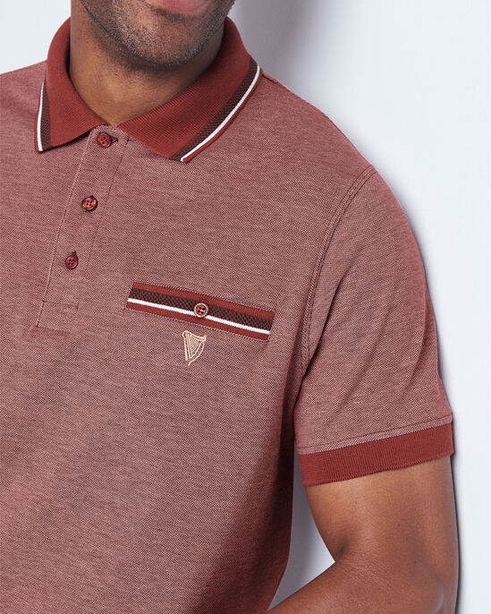 Guinness™ Short Sleeve Birdseye Pocket Polo Shirt
