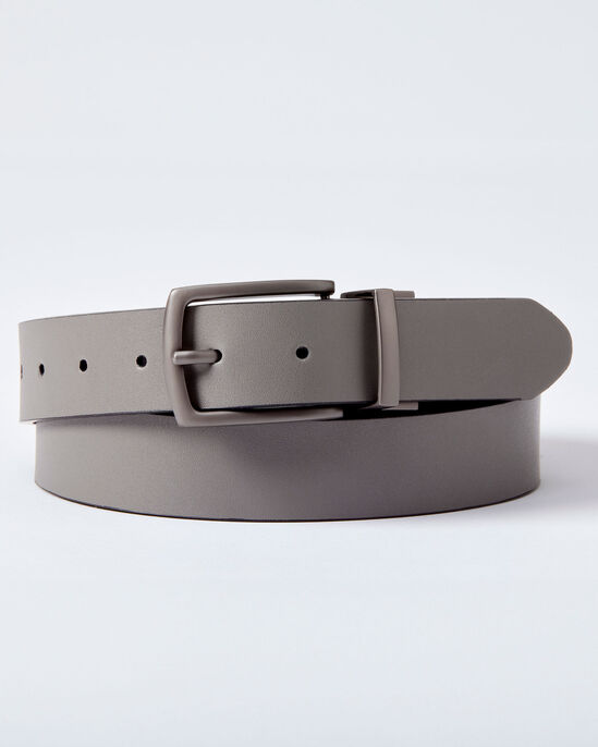 Reversible Coated Leather Belt