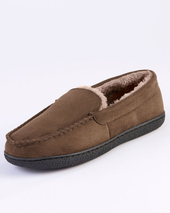 Cosy Lined Moccasin Slippers