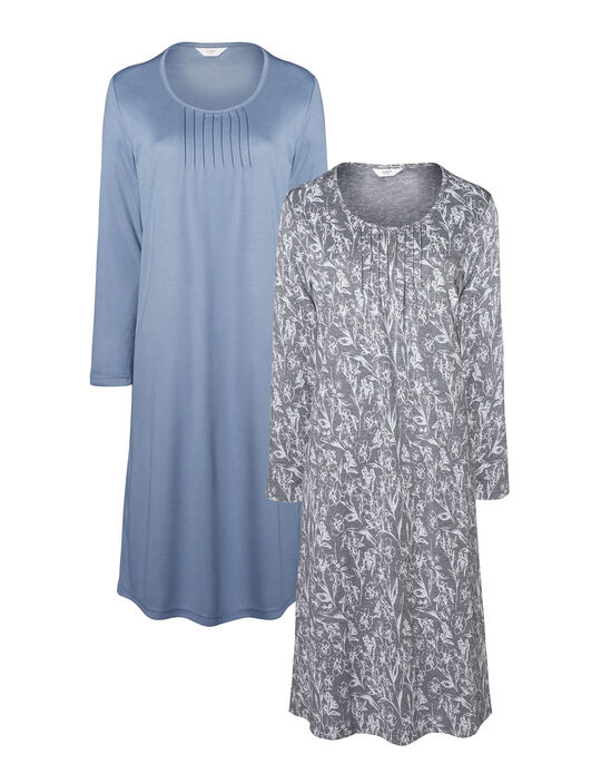 2 Pack of Jersey Night Dresses