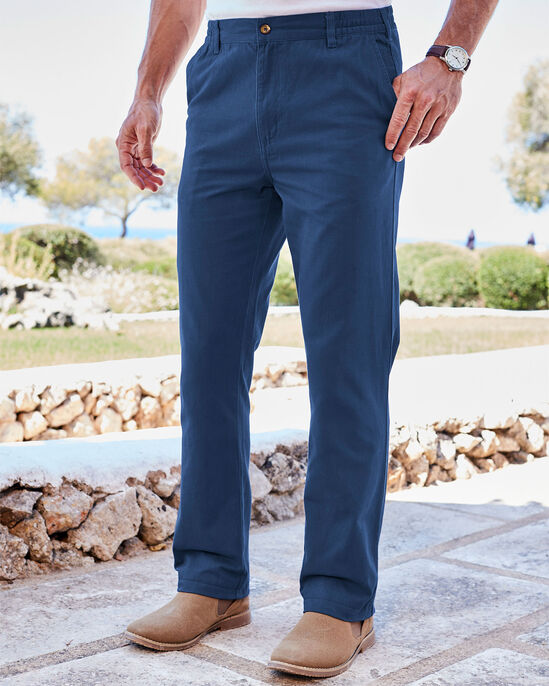 Flat Front Comfort Trousers