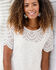 Broderie Front Top